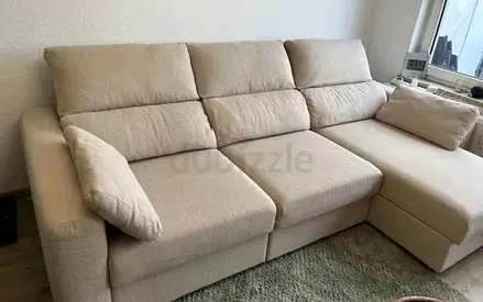Ikea Eskilstuna L shape sofa bed