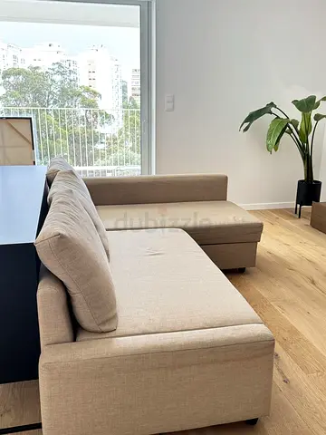 L shape sofa bed with storage
