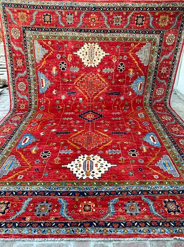 3x4m Carpet | New Handknotted Persian Shiraz Carpet Fine Quality