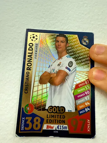 RARE-LIMITED EDITION  2018 UCL FINAL CRISTIANO RONALDO REAL MADRID TOPPS CARD