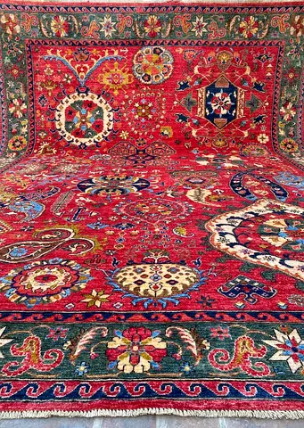 3x4m Carpet | new Handknotted Beautiful Qashqai Persian Carpet