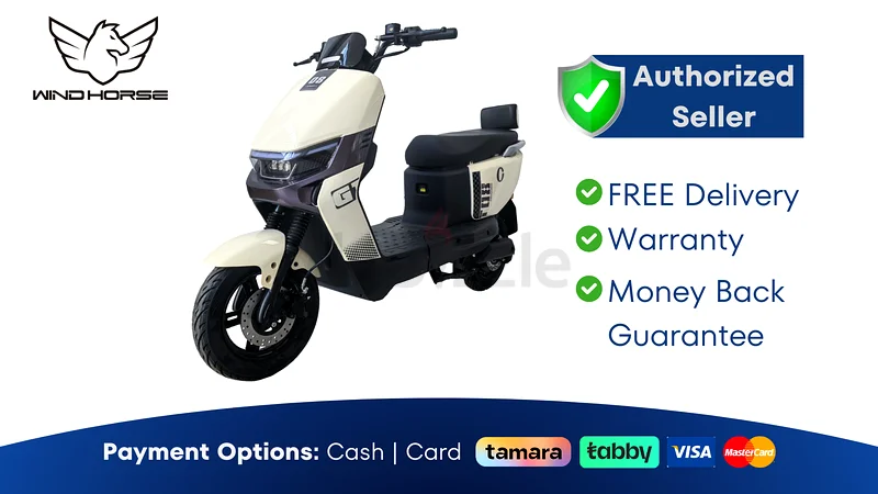 دراجة كهربائية ويند هورس M5 ● جديدة تمامًا | ضمان | توصيل مجاني | AD6729632645807804191128