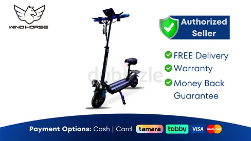 Wind Horse H5 Electric Scooter ● Brand New | 1 Year Warranty | FREE Delivery | AD3217