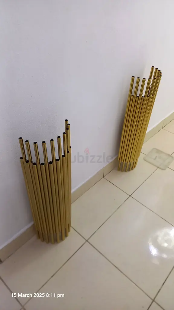 مصابيح الحائط معدنية ذهبية