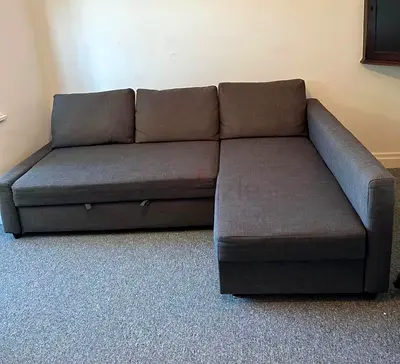 L sofa bed with IKEA l