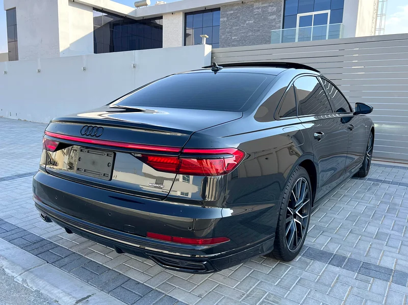 Audi A8 L S-LINE 2021 كلين تايتل بدون حوادث ضمان دخول السعودية + مقاصة جمركية بحالة الوكالة63224791584641114