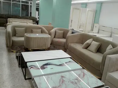 Modern Beige Sofa Set – Elegant  Comfortable
