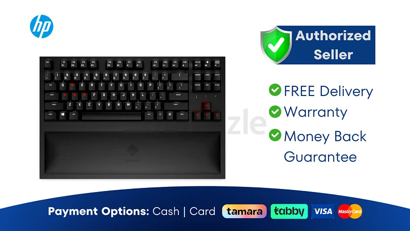 لوحة مفاتيح لاسلكية HP OMEN Spacer سوداء632650970424341115