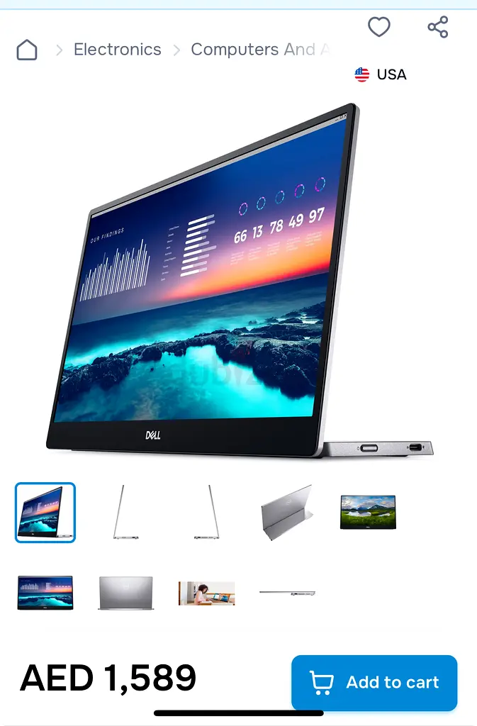 Half price | Dell c1422H proratable screen63257119529858115