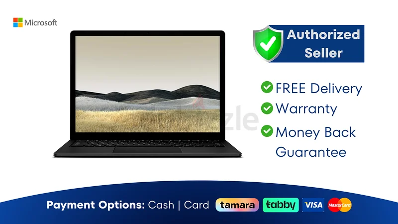 مايكروسوفت سيرفيس لابتوب 3 - كور i5 - 8/256 جيجابايت ● الضمان | التوصيل المجاني | AD6494763266082996865112