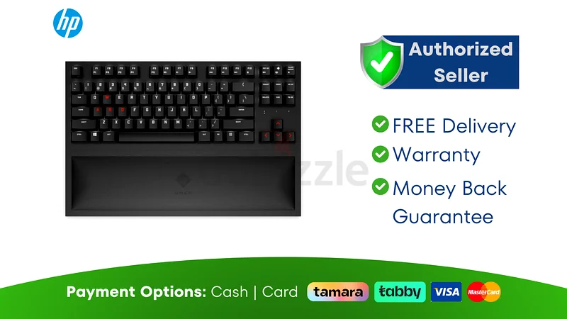 لوحة مفاتيح الألعاب اللاسلكية HP OMEN Spacer TKL63265097035266117