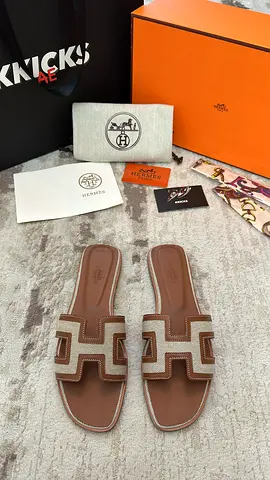 Hermes Oran Sandals ‘Brown/Beige’