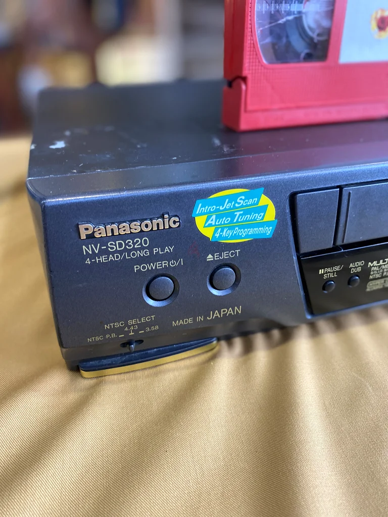 VCR VHS player Panasonic video player Panasonic63263521242882111