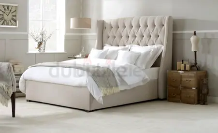 New luxury queen size bed with spring pillow top mattress sell