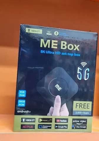 ME Box 8K Ultra HD setup Android box