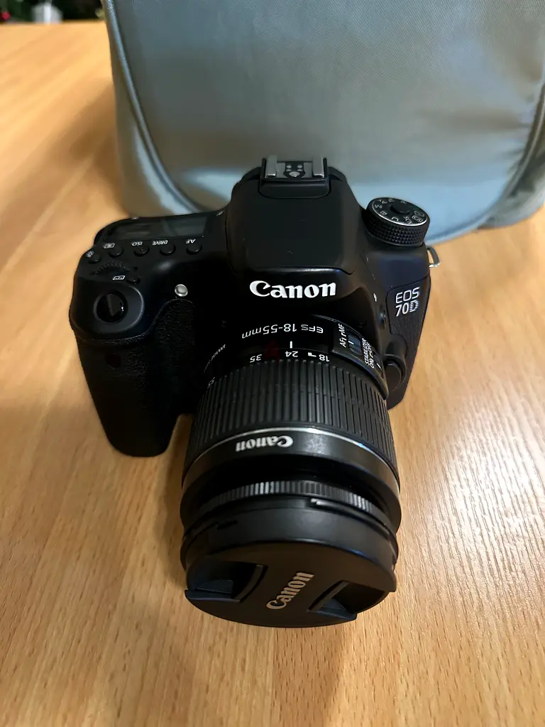 Canon 70D with 18-55mm Lens