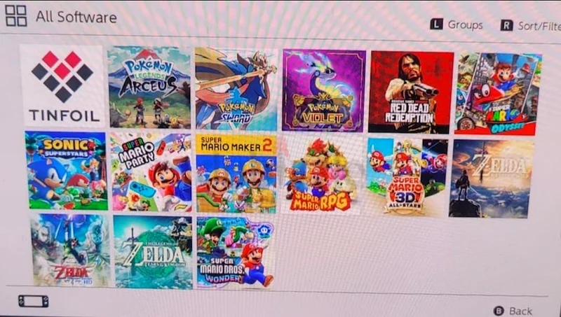 Nintendo switch with games63201163364227111