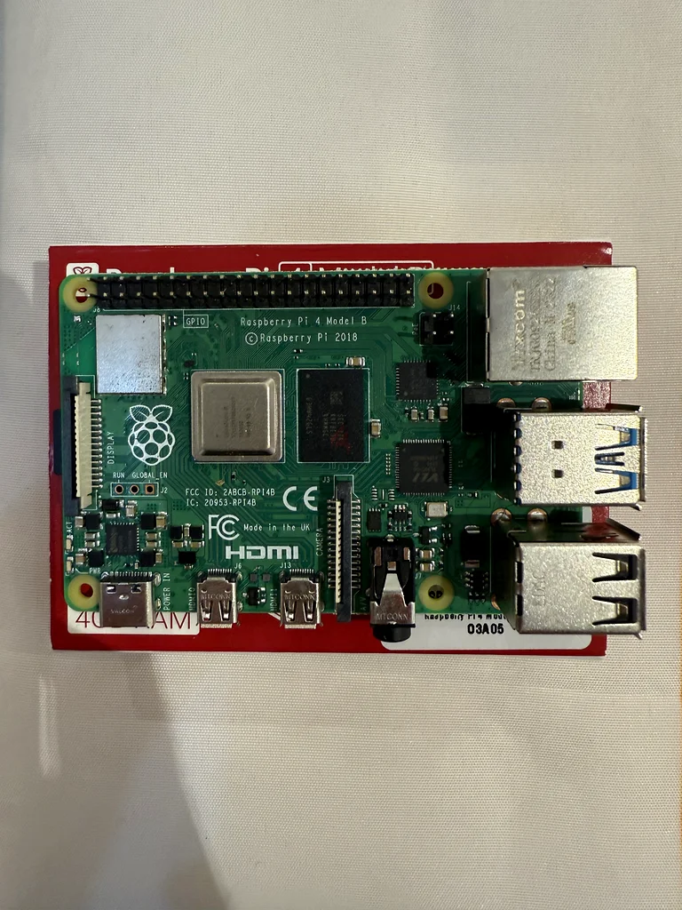 Raspberry Pi 4 Model B 4GB RAM63256595376130111