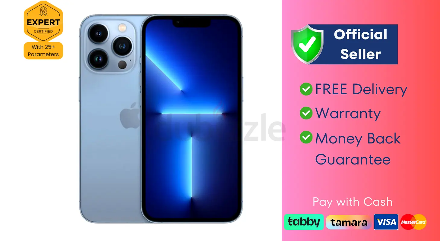 Apple iPhone 13 Pro Max - 512GB - Sierra Blue - Free Delivery - Warranty