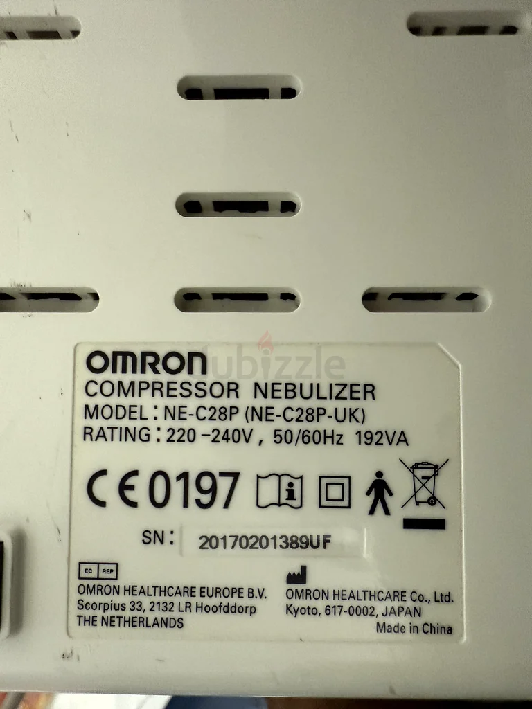 Omron Nebulizer63228836846978112