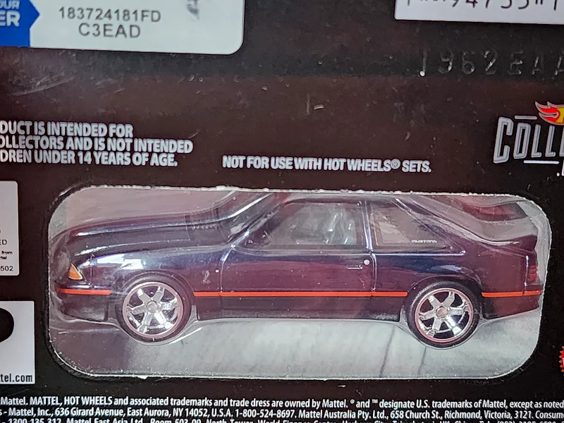 Hotwheels 2023 Club car Mustang Cobra 1/6463228315646465113