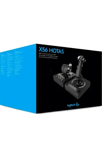 Logitech G X56 H.O.T.A.S Throttle and Joystick Flight Simulator Game Controller,