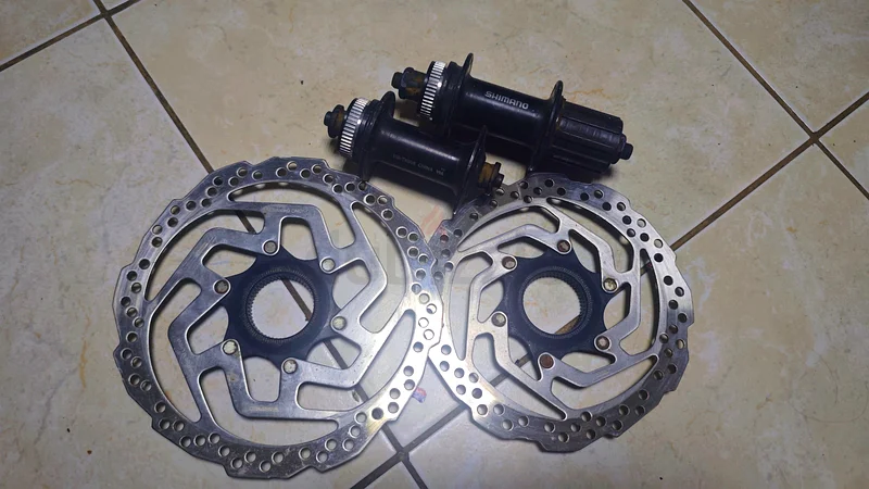 MTB rims 27.5, hubs and rotors63246248021123111