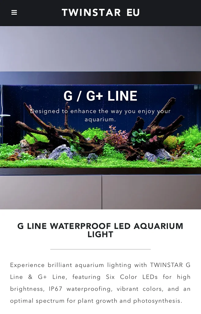 Twinstar Light G Series 80G Aquarium Light63173509977858113