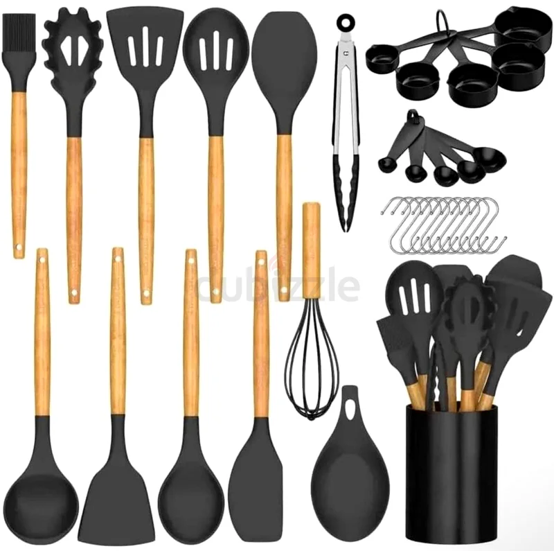 33-Piece Premium Silicone Kitchen Utensil Set – The Ultimate Cooking Companion!63263505560449111