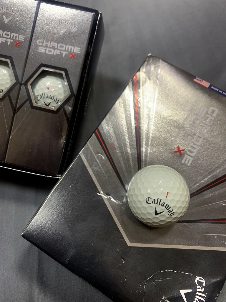 Premium Callaway Chrome Soft X Golf Balls - Complete Set63246747918081112