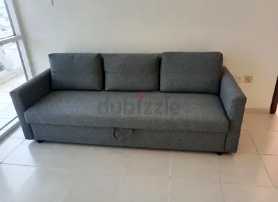 IKEA sofa bed with storage