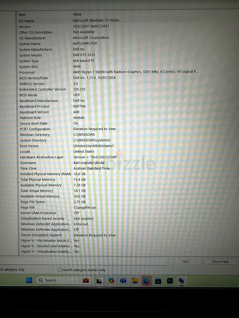 Dell Gaming Laptop RTX 306063254991182339114