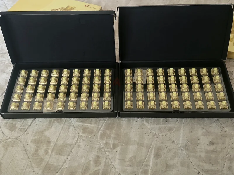 Akko Creamy Yellow Pro switches 20 Set - Perfect for Creative Artists!63173866797313111