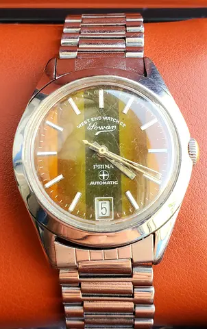 1980s West End Watch Co. Sowar Prima Military Broad Arrow Multicolor  Swiss Ma Man Watch(USED)