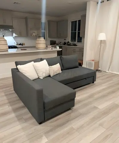 Sofa cum bed with storage gray colour