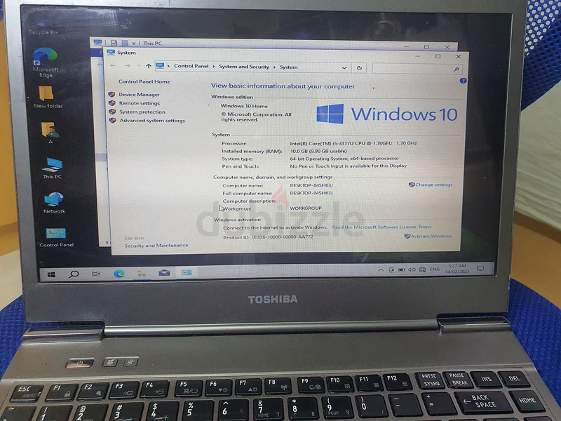Laptop Toshiba ultra slim core i563258147441026112