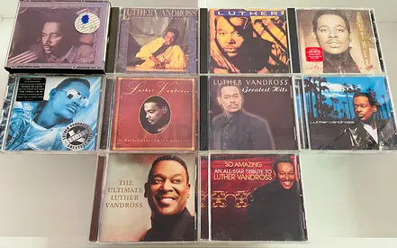 10 Luther Vandross Music CD’s
