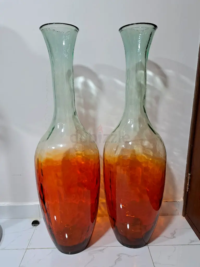Glass Vase Set of 2
