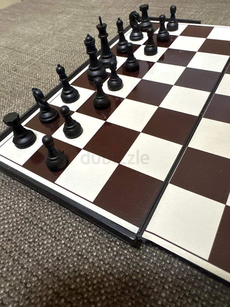 Foldable magnetic chessboard and coins. Portable school. Strategic Chess Set - Perfect for All Ages!63244206317057112