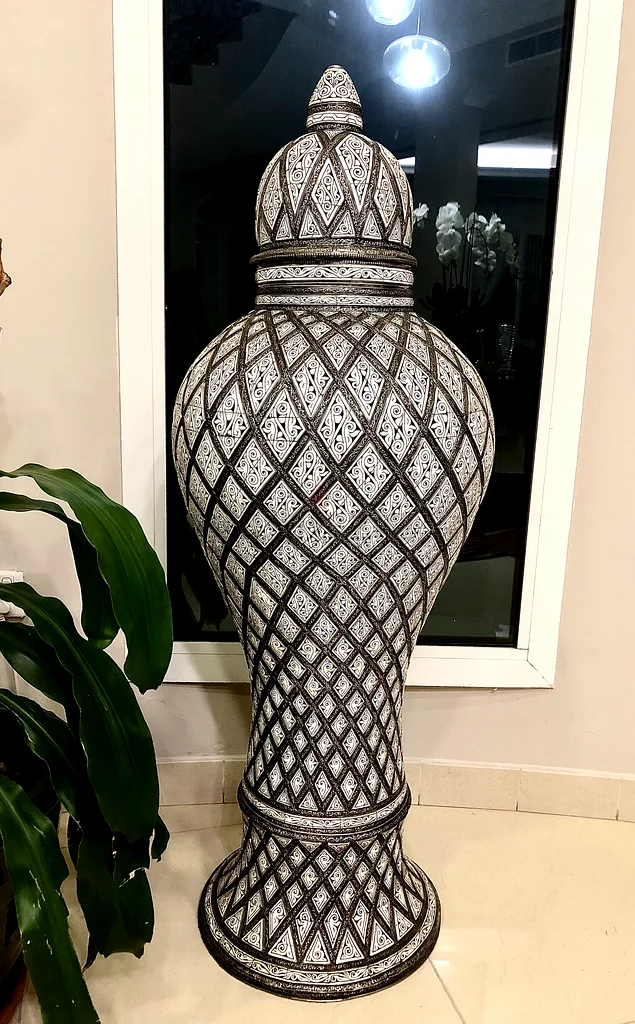 إسطوانة وعاء مغربية كبيرة أصلية63264068930945118