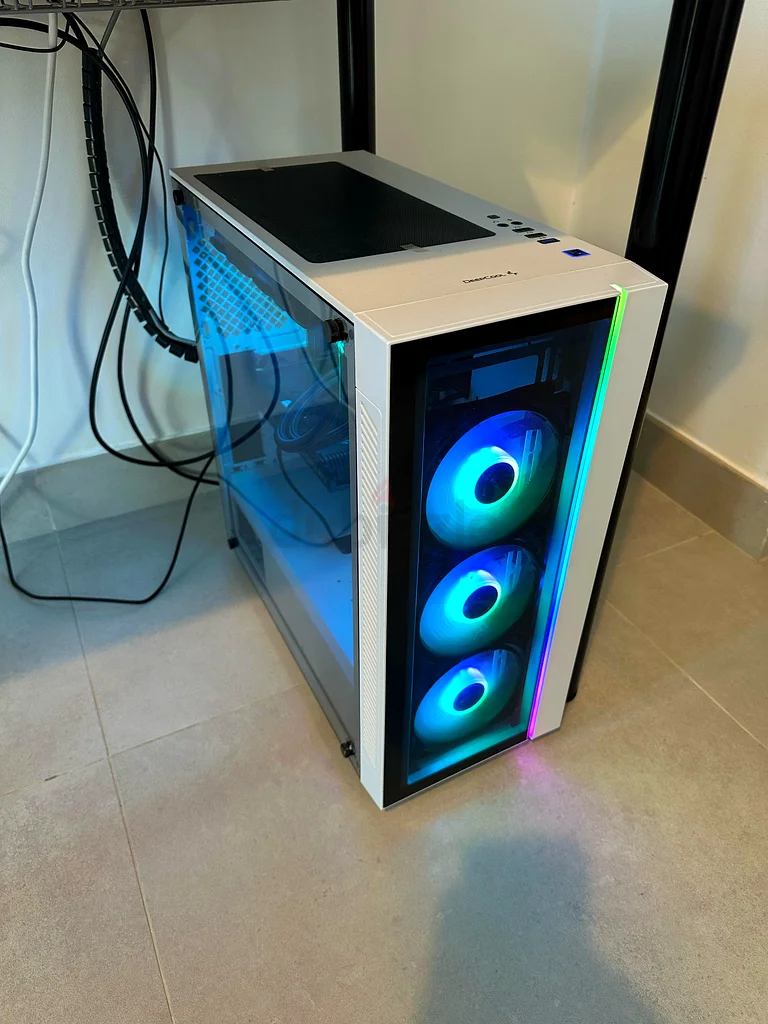 إعداد جهاز الألعاب في حالة ممتازة: معالج Intel Core i5 (2023) + كرت شاشة NVIDIA RTX 3060 Ti، شاشتين مزدوجتين مقاس 24 بوصة63167580419457113