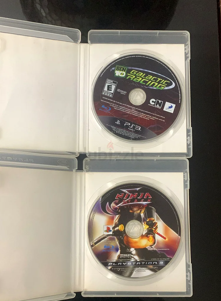 PS3 NINJA GAIDEN and GALACTIC RACING for 30 AED, final offer63201166640515111