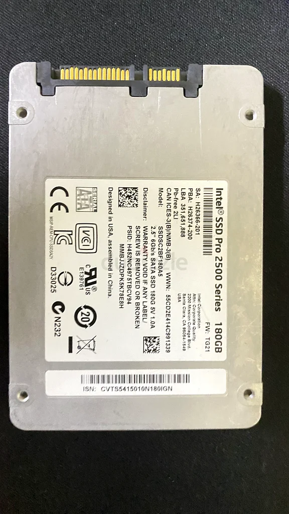 Intel ssd63256595299587111