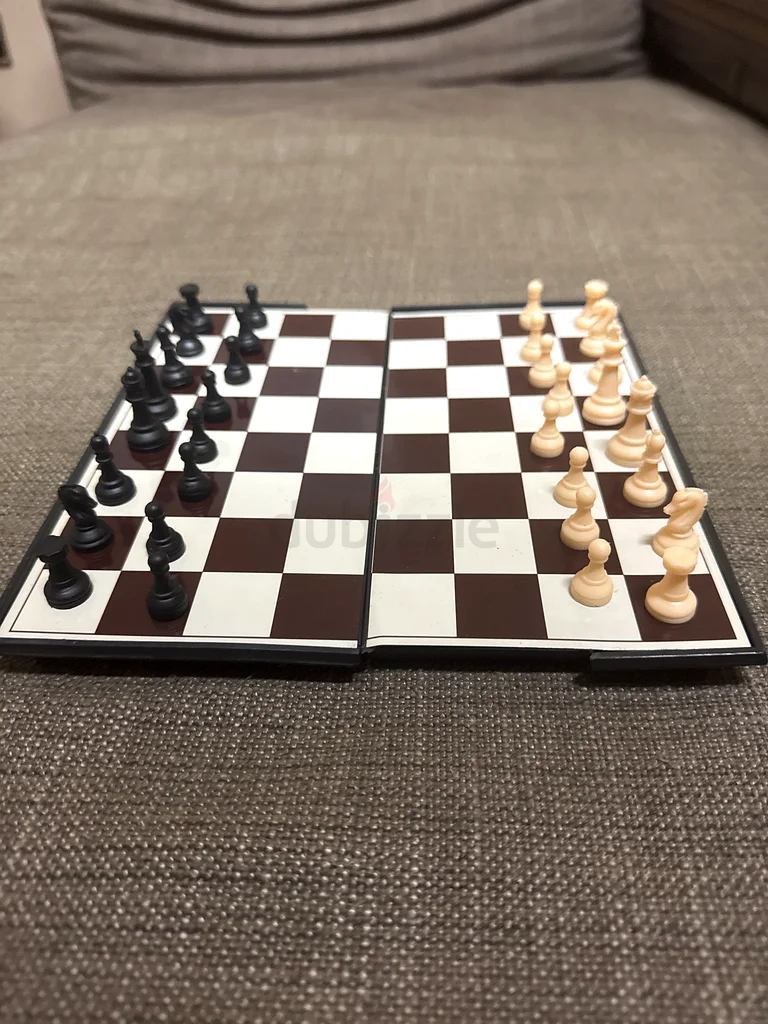 Foldable magnetic chessboard and coins. Portable school. Strategic Chess Set - Perfect for All Ages!632442063170571126