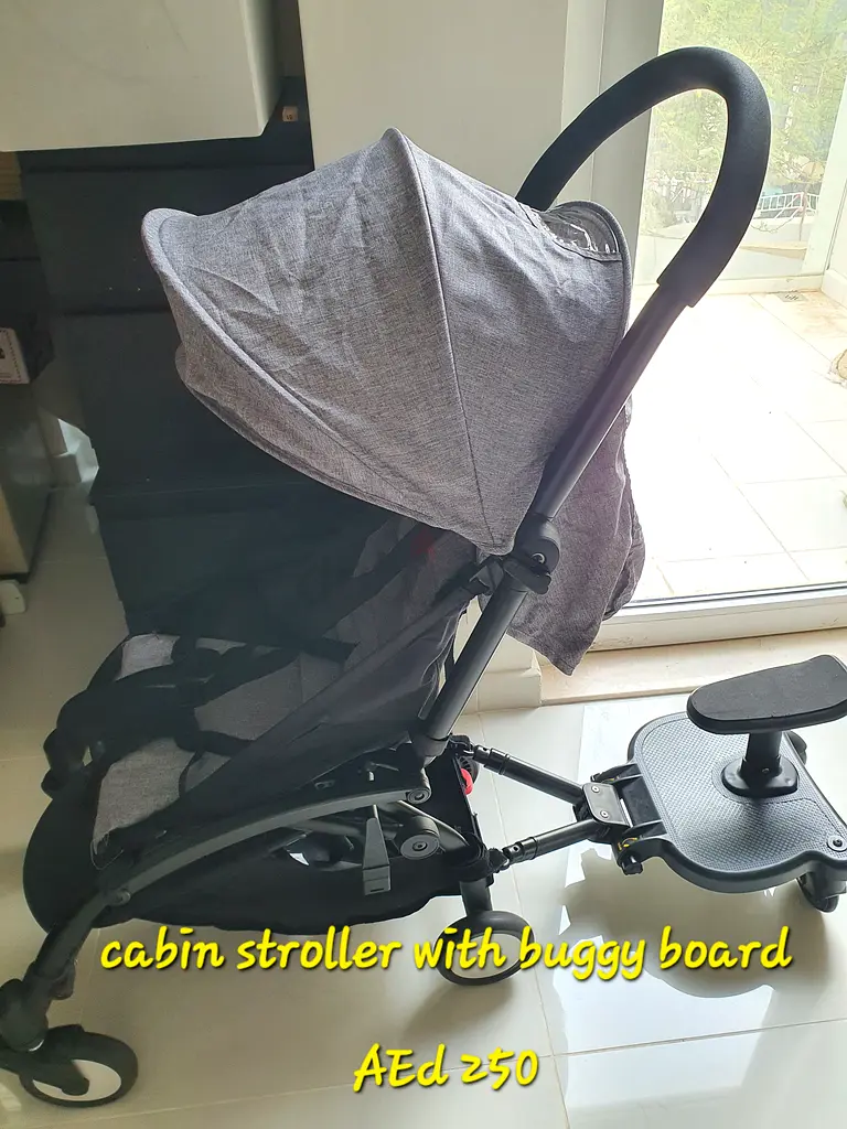 Cabin appove stroller with bugy board