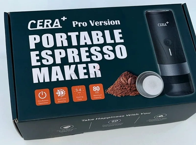 اصنع القهوة في أي مكان باستخدام جهاز CERA+ لصنع الإسبريسو المحمول!63252439900675111