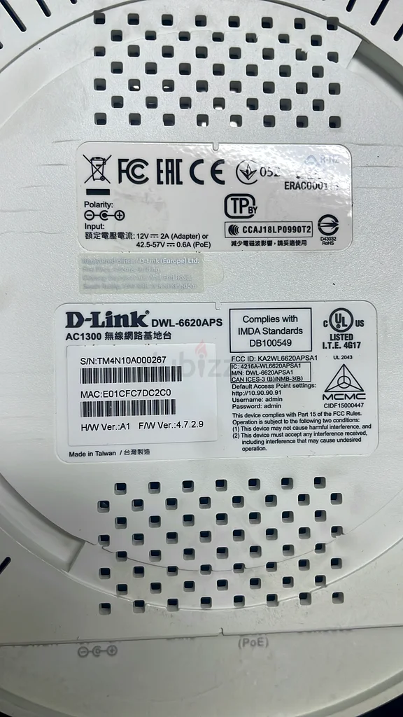 D-link DWL-6620AP63167578114305111