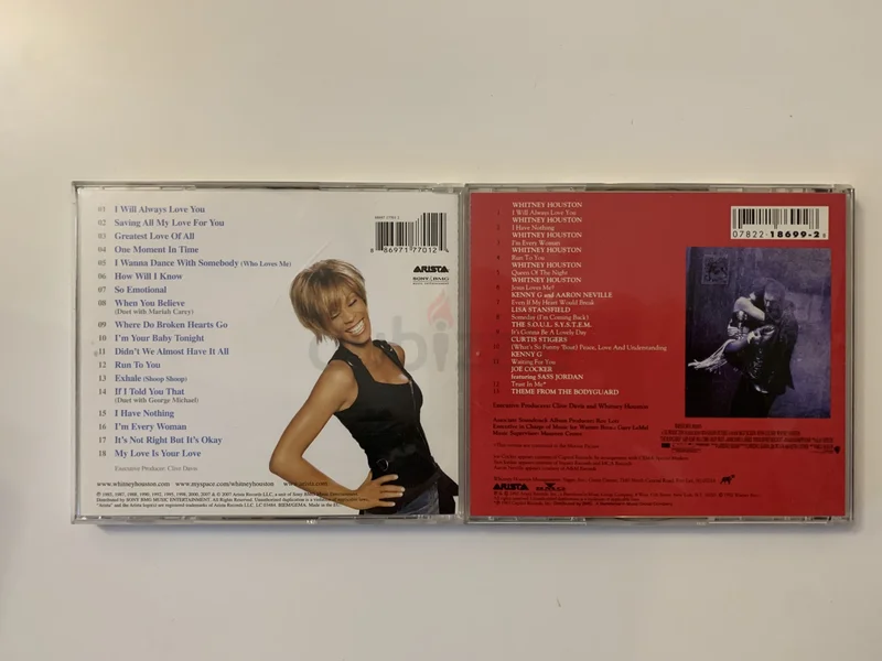 Whitney Houston 2 music albums62934689693186111
