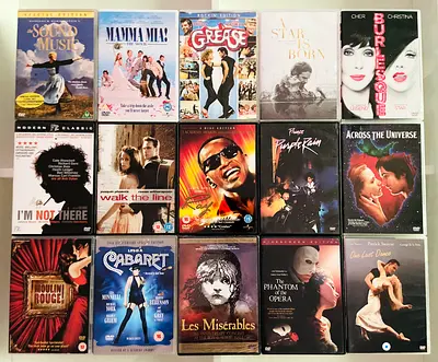 15 Musical Movie DVD’s
