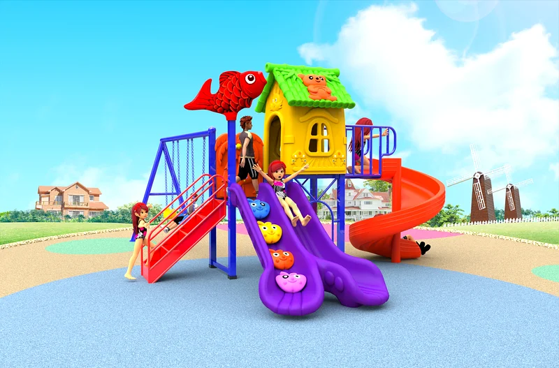 Outdoor Play set with 2 Slides - 3 Swings - 480x285x260 cm63195109365761112